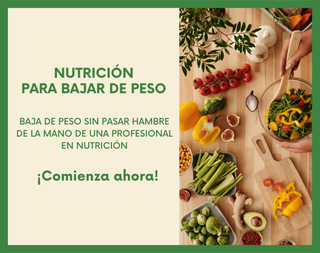 NUTRICION PARA BAJAR DE PESO